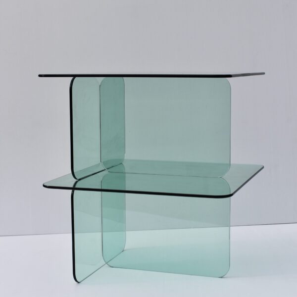 glass occasional table, glass coffee table, artistic table, glass table, KEVE, kevestore, design, interior design, midcentury modern