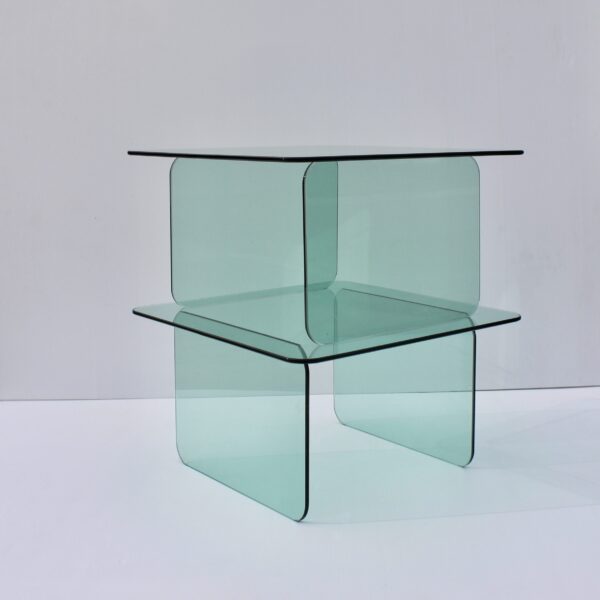 glass occasional table, glass coffee table, artistic table, glass table, KEVE, kevestore, design, interior design, midcentury modern